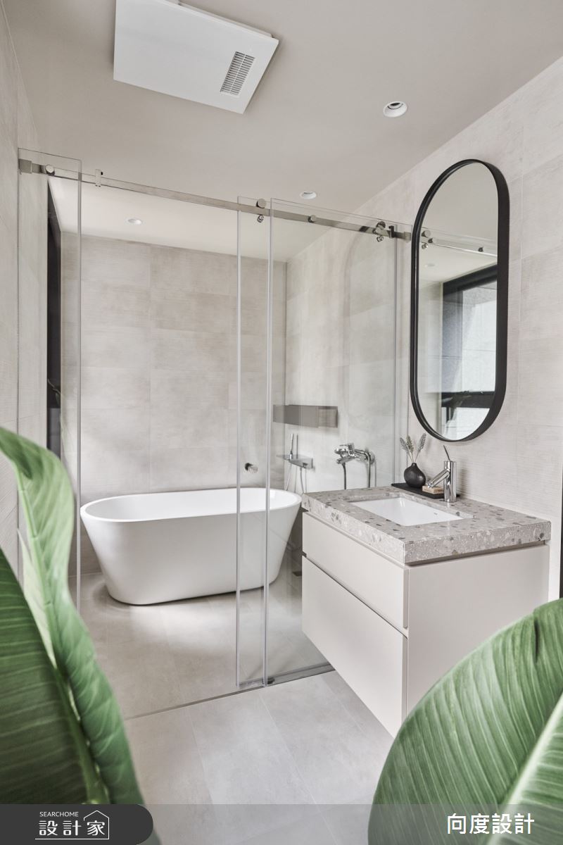 40坪毛胚屋＿現代風浴室案例圖片＿向度設計＿向度_被大地擁抱之30