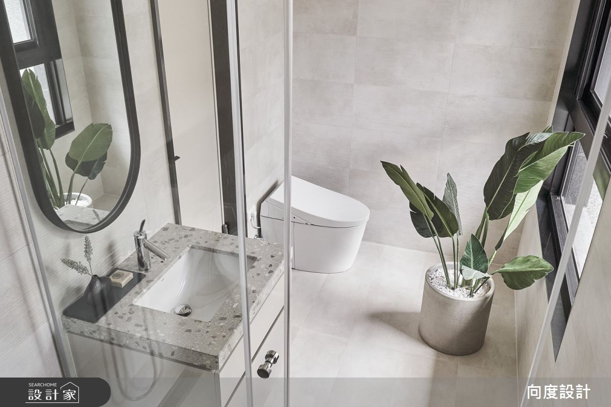 40坪毛胚屋＿現代風浴室案例圖片＿向度設計＿向度_被大地擁抱之31