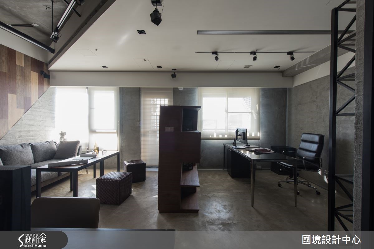 20坪新成屋(5年以下)＿工業風案例圖片＿國境設計有限公司＿國境設計中心—都峰苑-Home-Studio之1