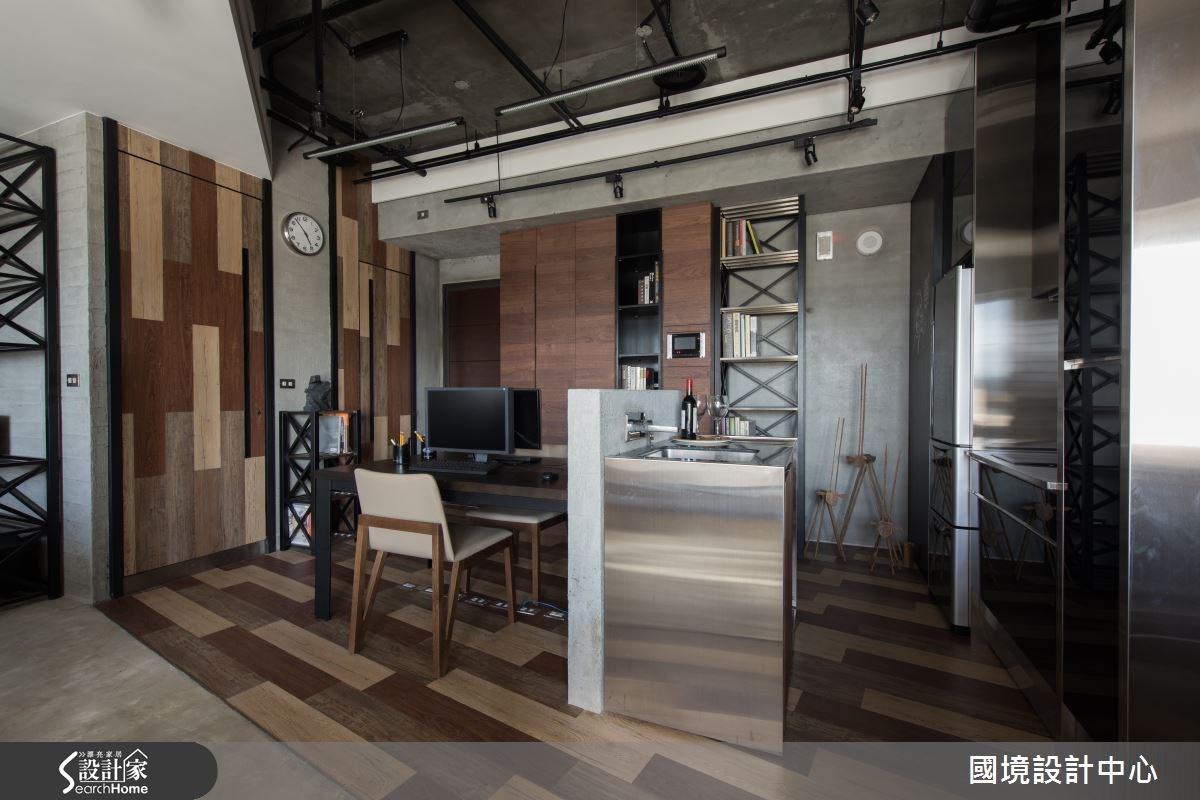 20坪新成屋(5年以下)＿工業風案例圖片＿國境設計有限公司＿國境設計中心—都峰苑-Home-Studio之12