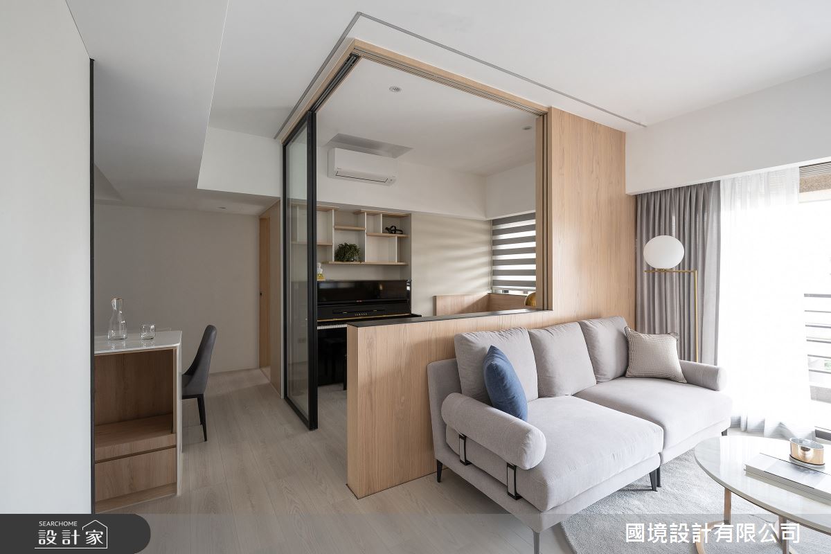 35坪中古屋(5~15年)＿現代風客廳案例圖片＿國境設計有限公司＿國境設計中心—圓與角的對話之10
