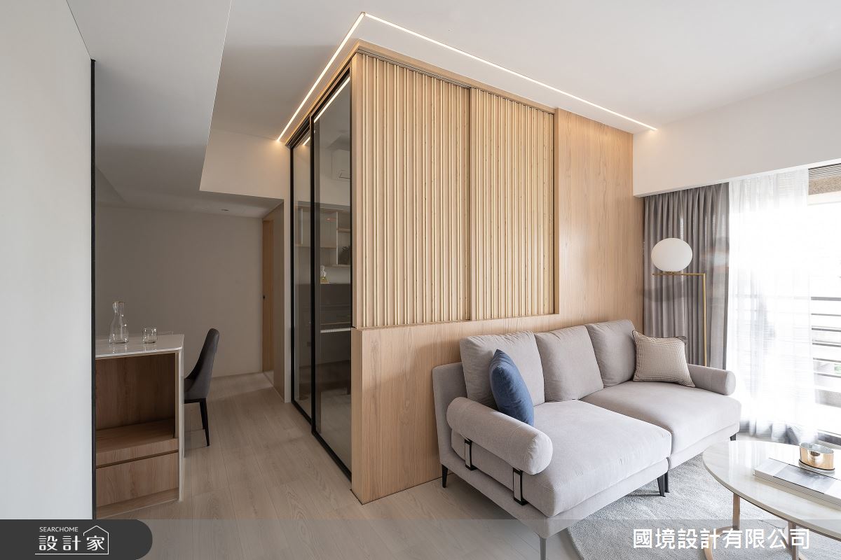 35坪中古屋(5~15年)＿現代風客廳案例圖片＿國境設計有限公司＿國境設計中心—圓與角的對話之12