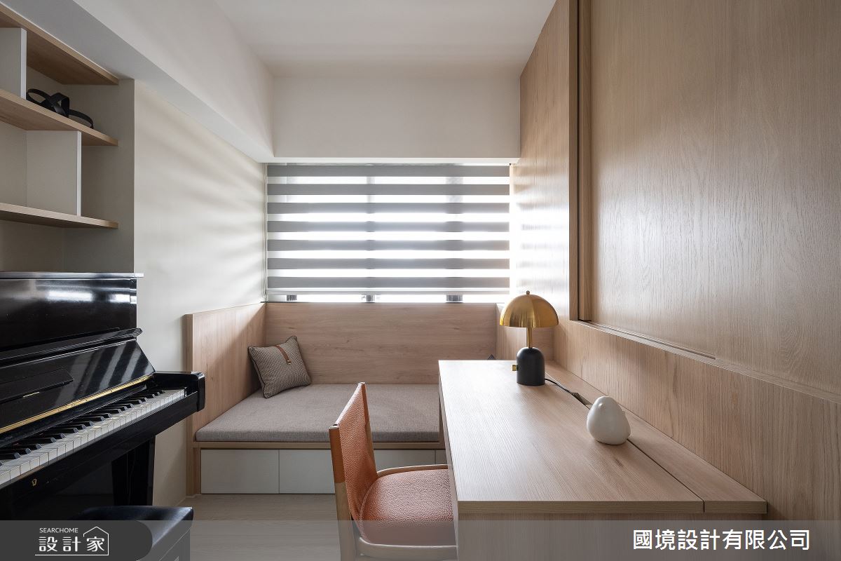 35坪中古屋(5~15年)＿現代風臥榻多功能室案例圖片＿國境設計有限公司＿國境設計中心—圓與角的對話之13