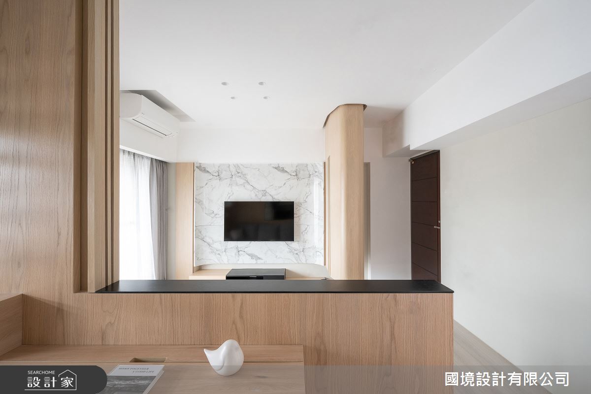 35坪中古屋(5~15年)＿現代風臥榻多功能室案例圖片＿國境設計有限公司＿國境設計中心—圓與角的對話之15