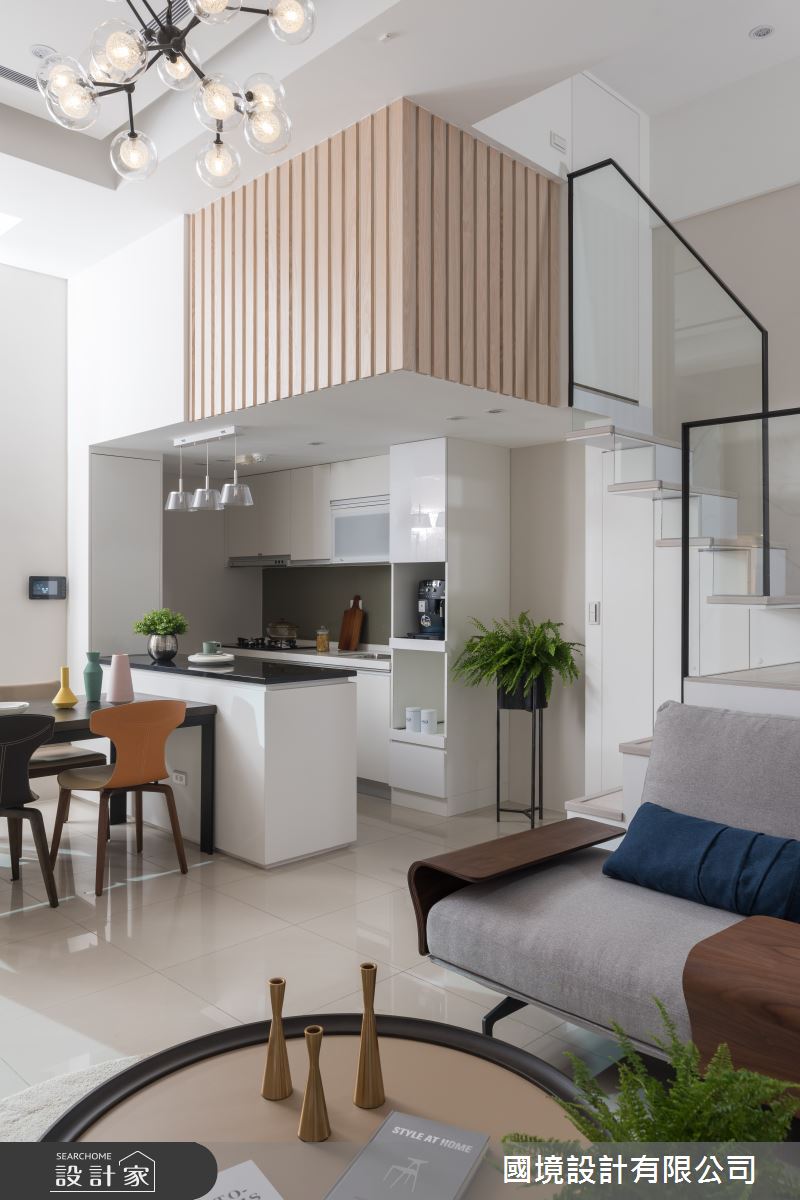 55坪新成屋(5年以下)＿現代風廚房吧檯案例圖片＿國境設計有限公司＿國境設計中心—負數之6348