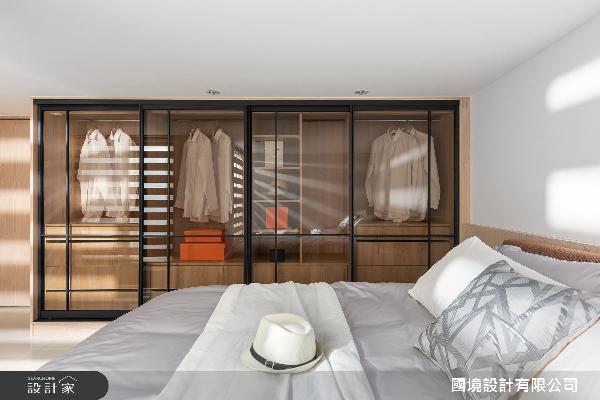 55坪新成屋(5年以下)＿現代風臥室案例圖片＿國境設計有限公司＿國境設計中心—負數之17