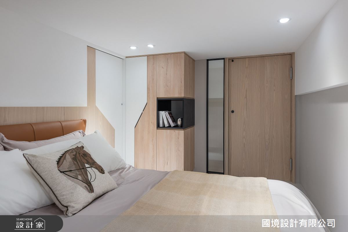 55坪新成屋(5年以下)＿現代風臥室案例圖片＿國境設計有限公司＿國境設計中心—負數之23