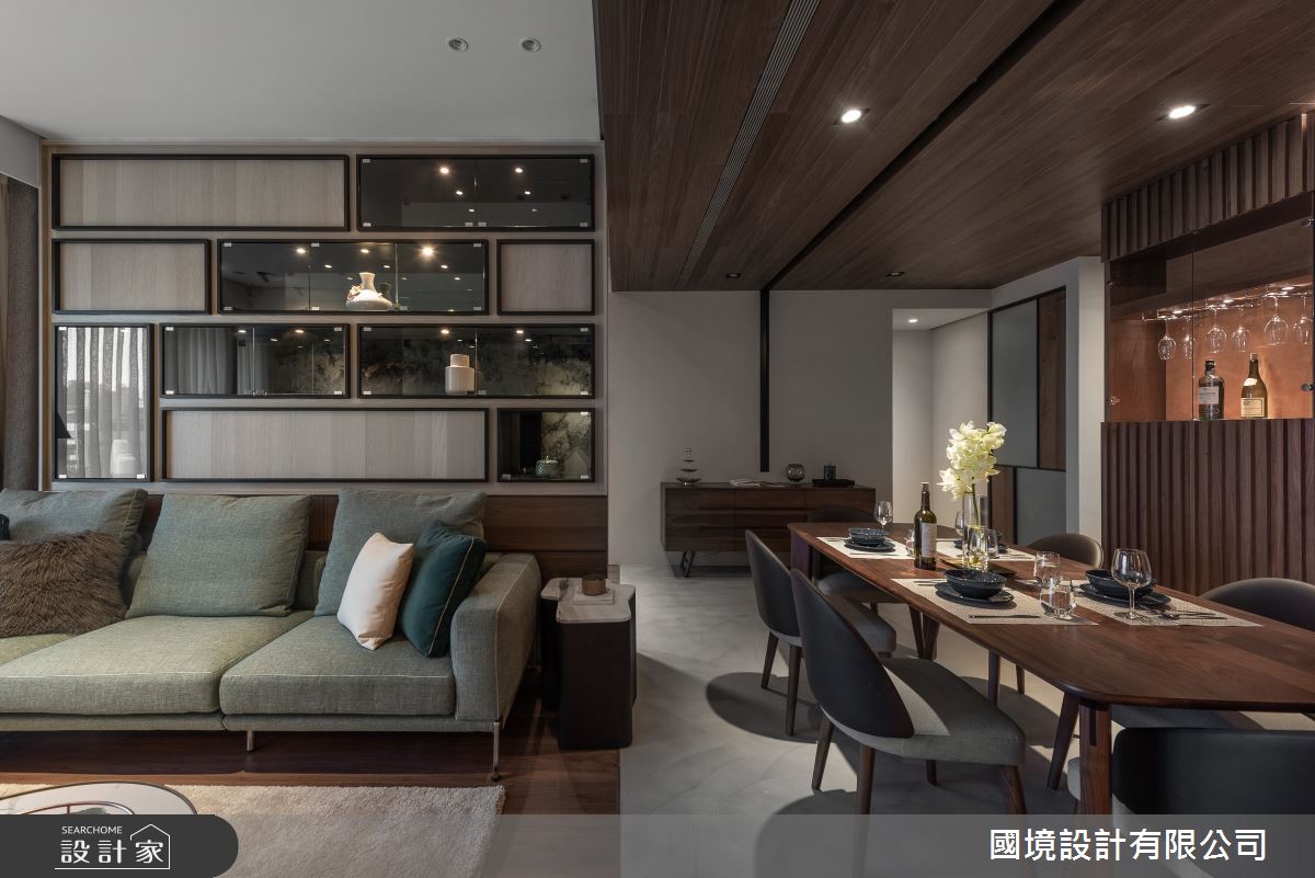 55坪新成屋(5年以下)＿現代風客廳餐廳案例圖片＿國境設計有限公司＿國境設計中心—相接之4