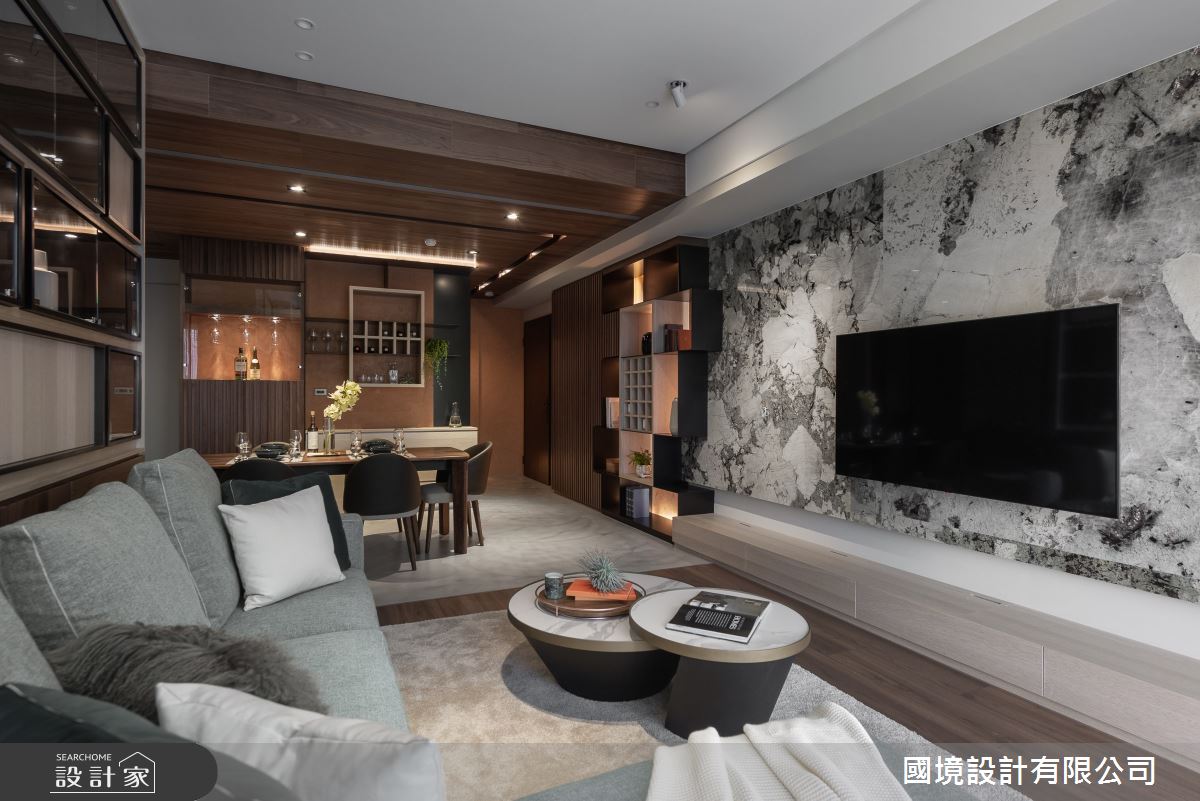 55坪新成屋(5年以下)＿現代風客廳餐廳案例圖片＿國境設計有限公司＿國境設計中心—相接之8