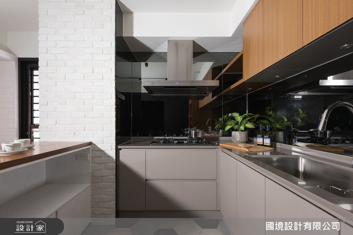 36坪老屋(31~40年)＿混搭風廚房案例圖片＿國境設計有限公司＿國境設計中心—遊境之3
