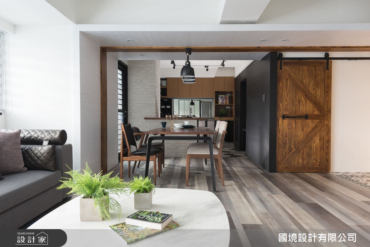 36坪老屋(31~40年)＿混搭風客廳餐廳廚房案例圖片＿國境設計有限公司＿國境設計中心—遊境之12