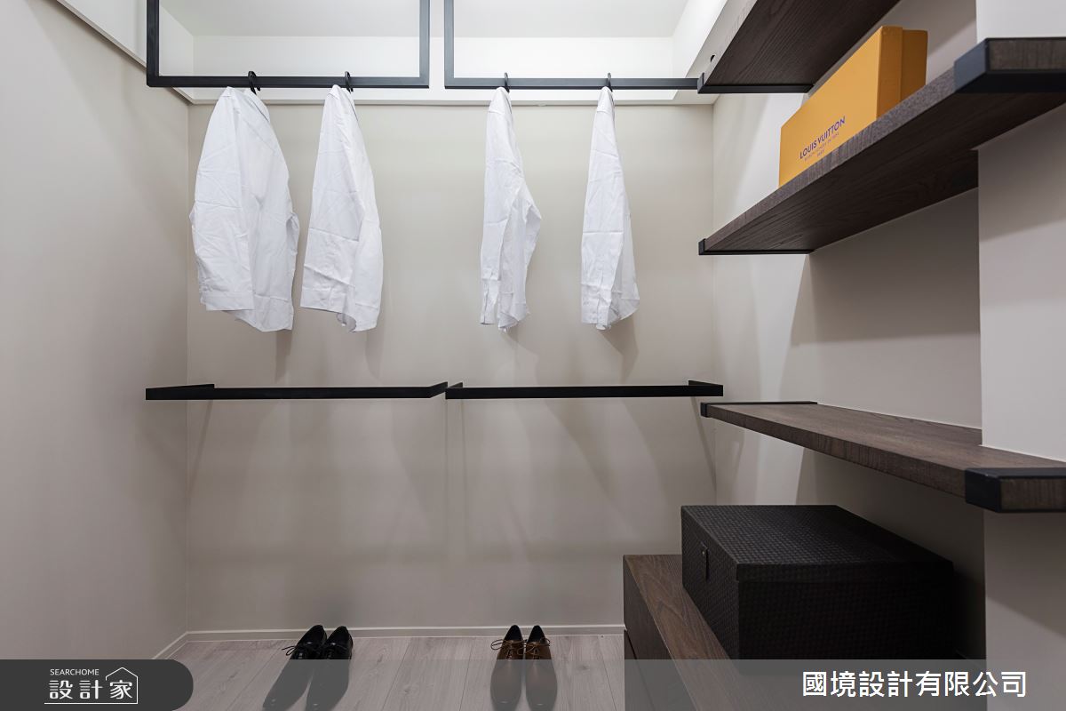35坪老屋(41~50年)＿混搭風更衣間案例圖片＿國境設計有限公司＿國境設計中心—連結之11