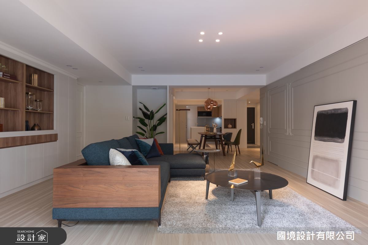 55坪老屋(41~50年)＿混搭風客廳案例圖片＿國境設計有限公司＿國境設計中心—微調之1