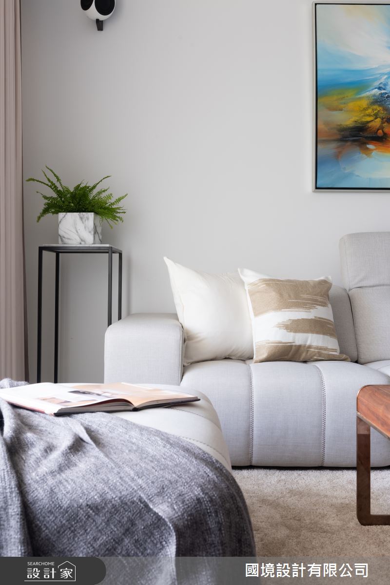 40坪新成屋(5年以下)＿混搭風客廳案例圖片＿國境設計有限公司＿國境設計中心—鏤金之6