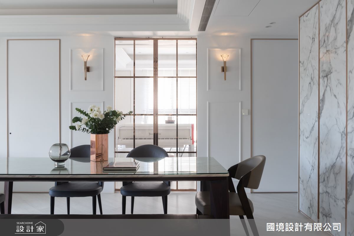 40坪新成屋(5年以下)＿混搭風餐廳案例圖片＿國境設計有限公司＿國境設計中心—鏤金之10