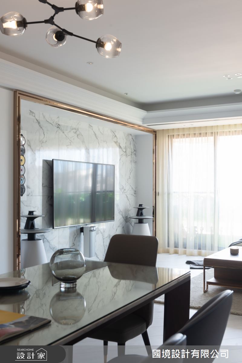 40坪新成屋(5年以下)＿混搭風餐廳案例圖片＿國境設計有限公司＿國境設計中心—鏤金之13