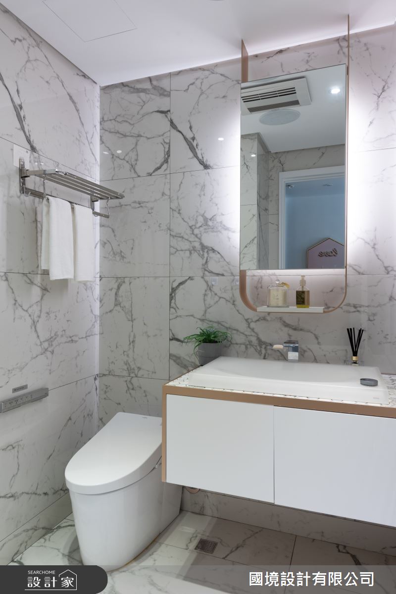 40坪新成屋(5年以下)＿混搭風浴室案例圖片＿國境設計有限公司＿國境設計中心—鏤金之17