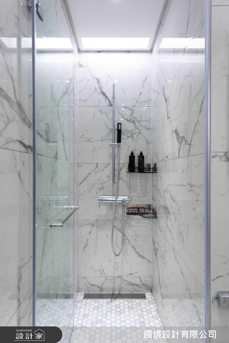 40坪新成屋(5年以下)＿混搭風浴室案例圖片＿國境設計有限公司＿國境設計中心—鏤金之18