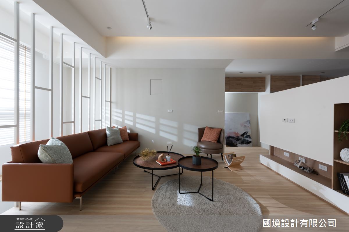 30坪老屋(41~50年)＿現代風客廳案例圖片＿國境設計有限公司＿國境設計中心—風動之3