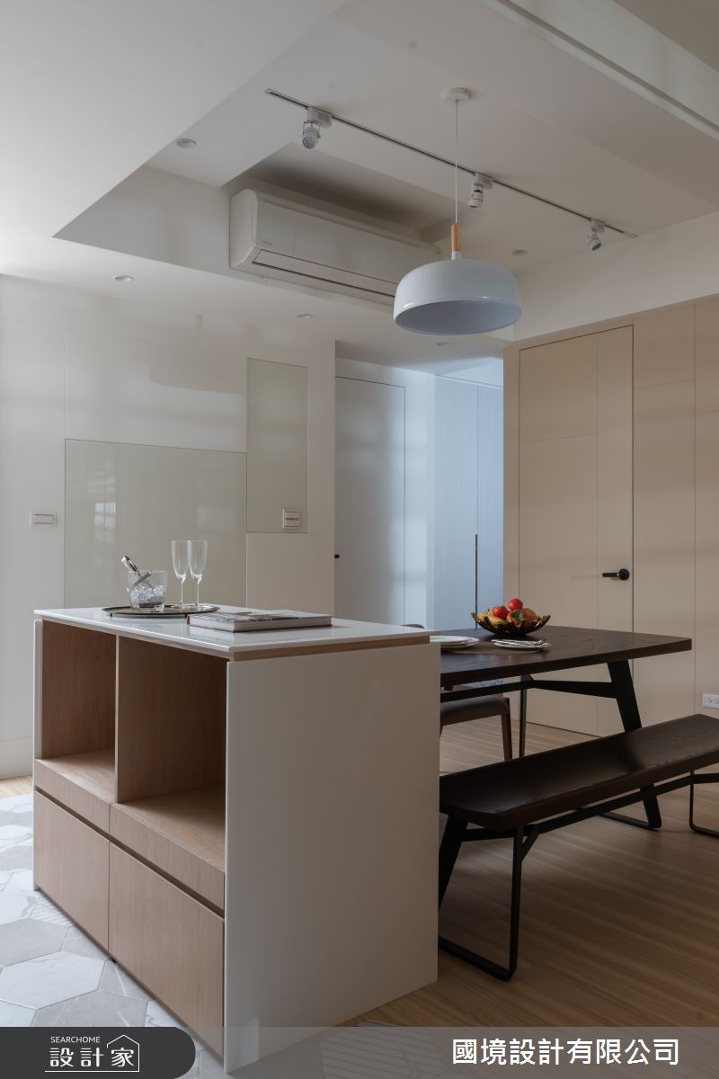 30坪老屋(41~50年)＿現代風餐廳中島案例圖片＿國境設計有限公司＿國境設計中心—風動之9