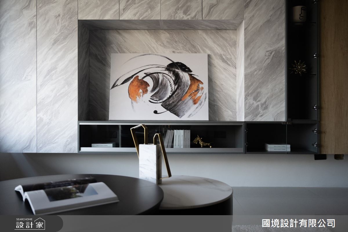 35坪新成屋(5年以下)＿現代風客廳案例圖片＿國境設計有限公司＿國境設計中心—都峰苑-靜之6