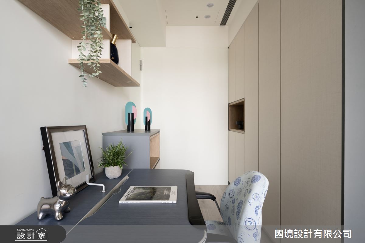 35坪新成屋(5年以下)＿現代風書房案例圖片＿國境設計有限公司＿國境設計中心—都峰苑-靜之12