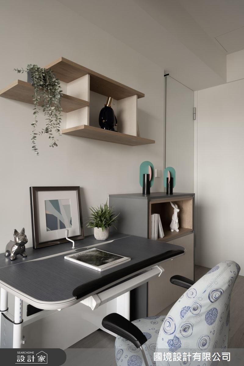 35坪新成屋(5年以下)＿現代風書房案例圖片＿國境設計有限公司＿國境設計中心—都峰苑-靜之13