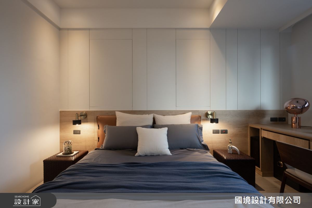 35坪新成屋(5年以下)＿現代風臥室案例圖片＿國境設計有限公司＿國境設計中心—都峰苑-靜之16