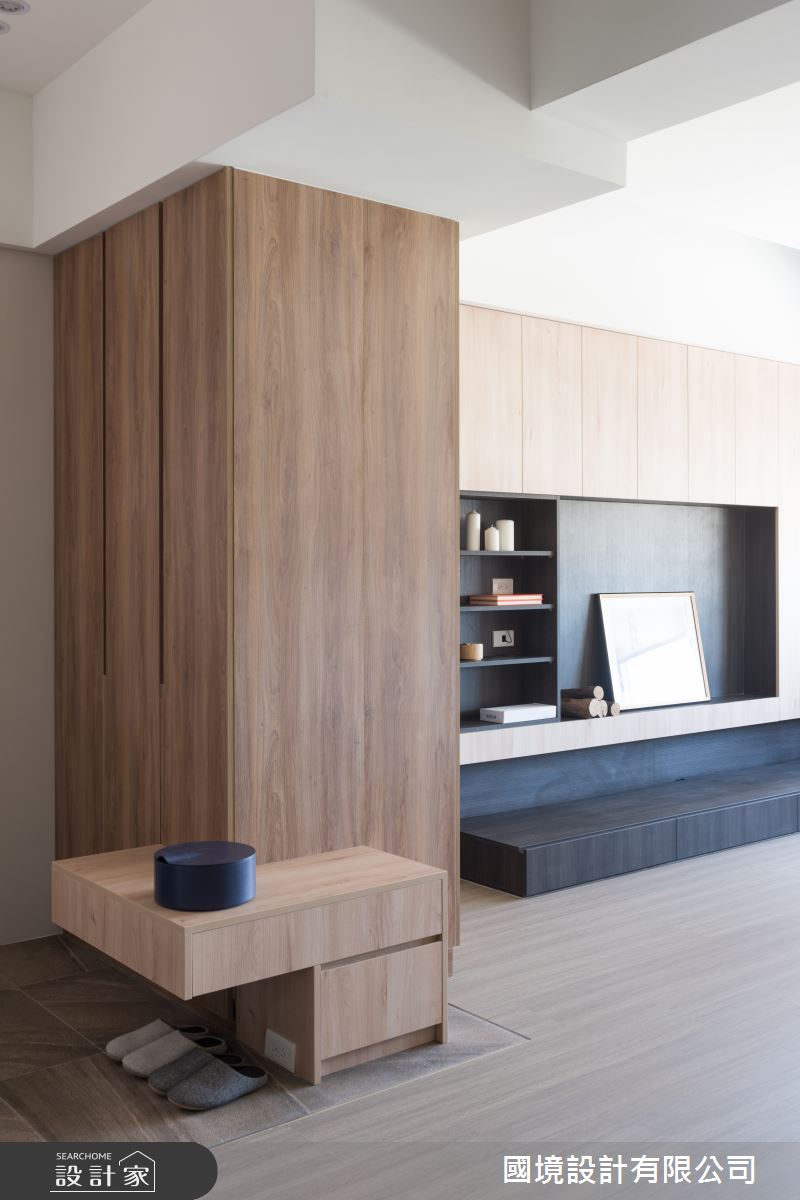 30坪老屋(41~50年)＿現代風玄關案例圖片＿國境設計有限公司＿國境設計中心—退休之2