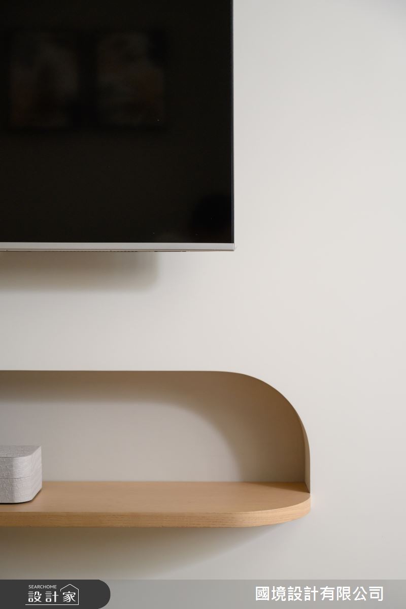8坪新成屋(5年以下)＿簡約風客廳案例圖片＿國境設計有限公司＿國境設計中心—圓角之15