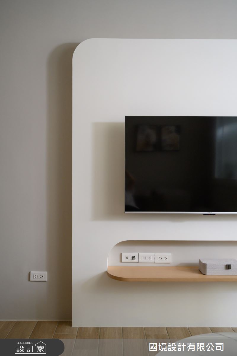 8坪新成屋(5年以下)＿簡約風客廳案例圖片＿國境設計有限公司＿國境設計中心—圓角之14