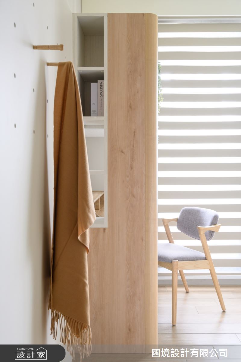 8坪新成屋(5年以下)＿簡約風書房工作區案例圖片＿國境設計有限公司＿國境設計中心—圓角之24