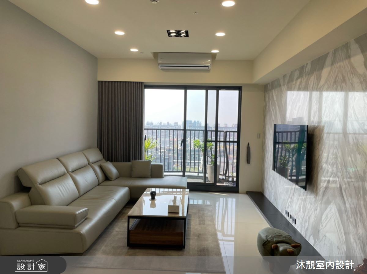 27坪中古屋(5~15年)＿現代風客廳案例圖片＿沐靚室內設計＿沐靚_01之2