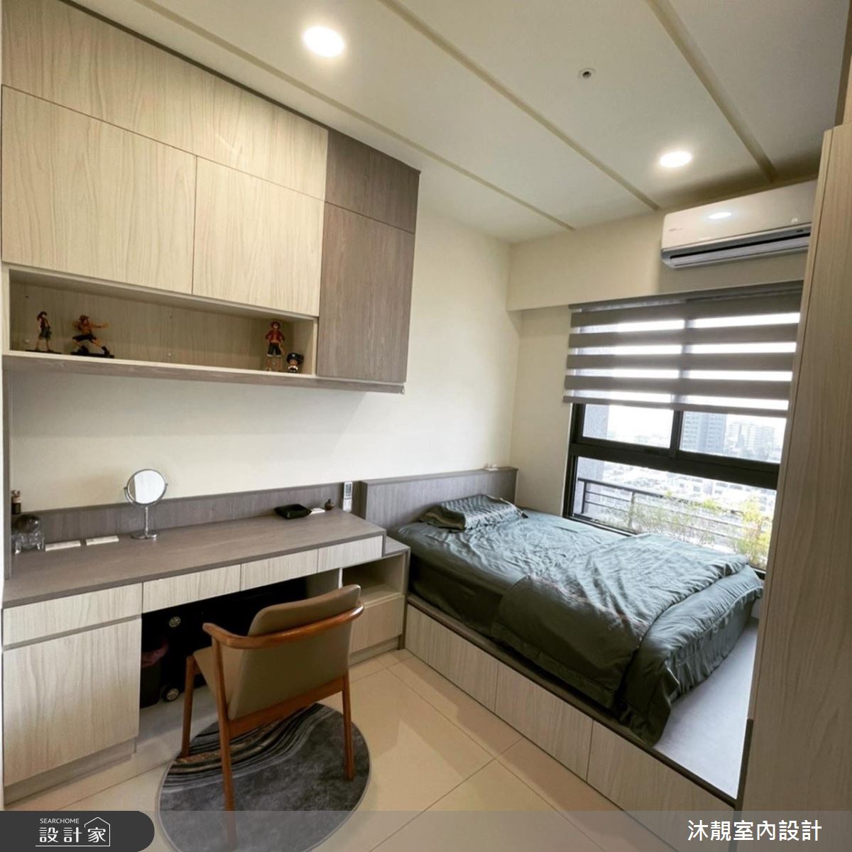 27坪中古屋(5~15年)＿現代風臥室案例圖片＿沐靚室內設計＿沐靚_01之18