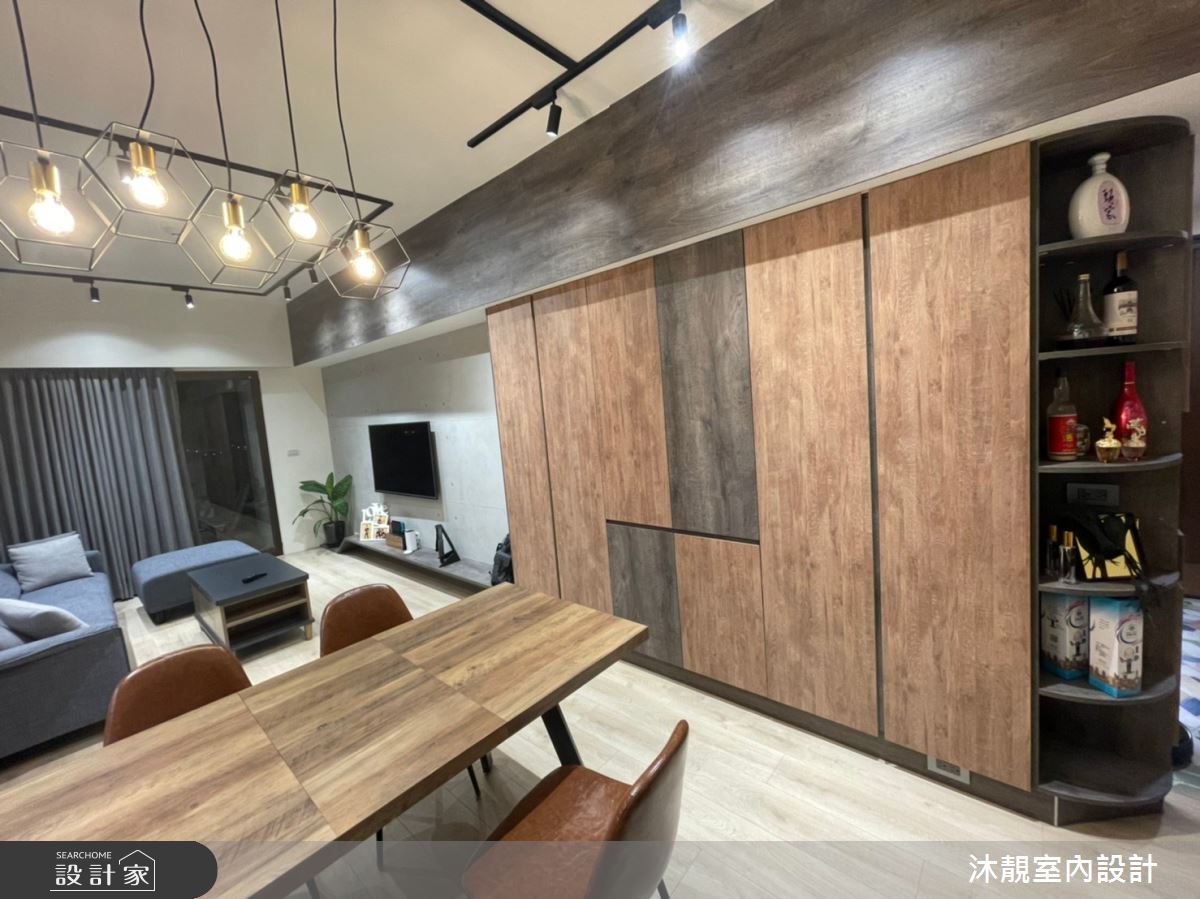 23坪新成屋(5年以下)＿工業風餐廳案例圖片＿沐靚室內設計＿沐靚_02之3