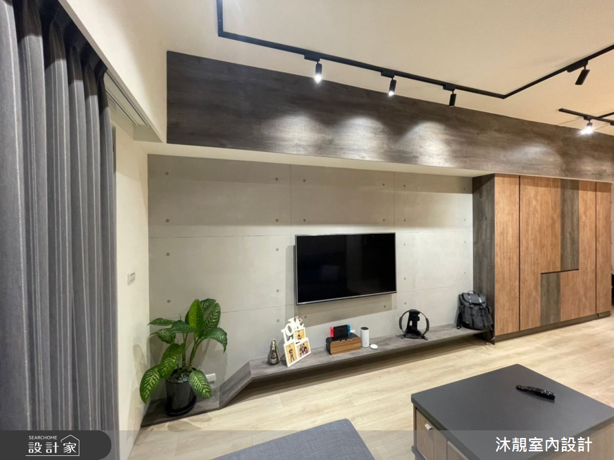 23坪新成屋(5年以下)＿工業風客廳案例圖片＿沐靚室內設計＿沐靚_02之6