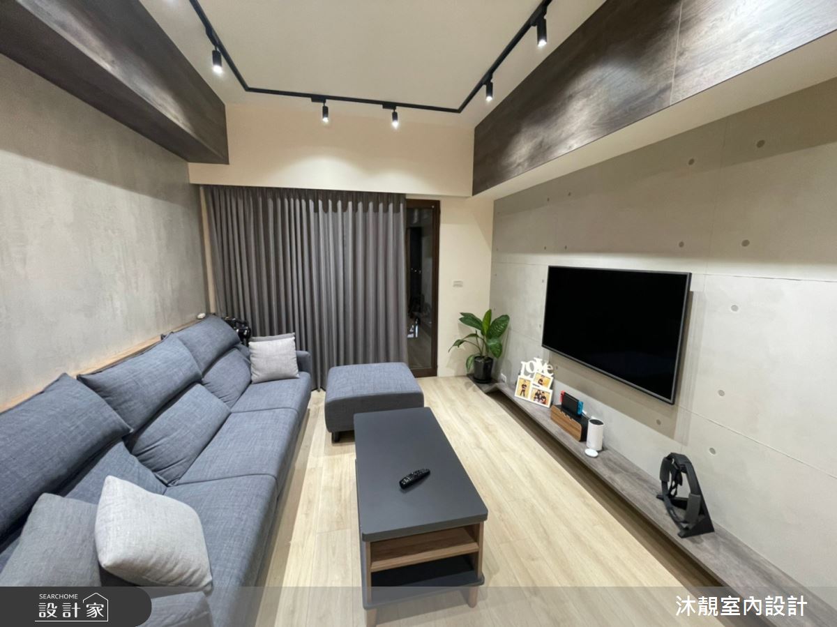 23坪新成屋(5年以下)＿工業風客廳案例圖片＿沐靚室內設計＿沐靚_02之7