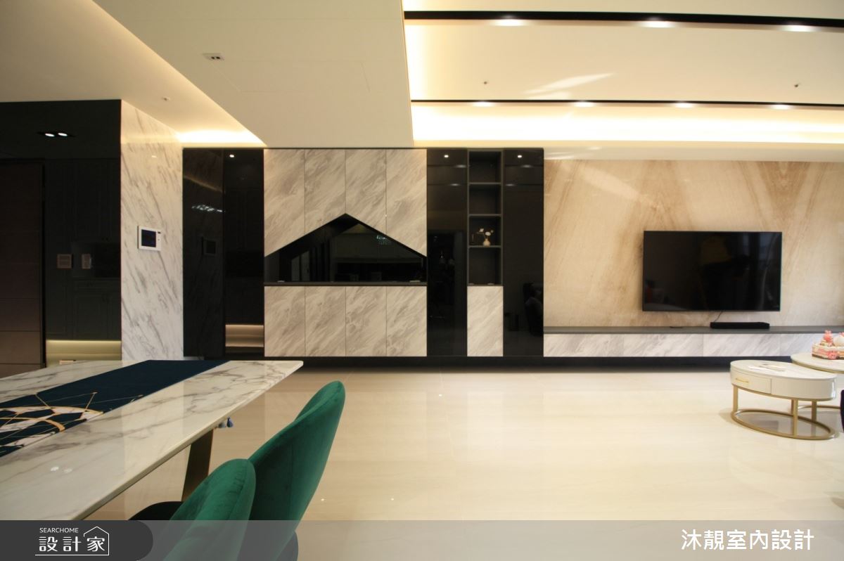 46坪新成屋(5年以下)＿現代風客廳案例圖片＿沐靚室內設計＿沐靚_04之6