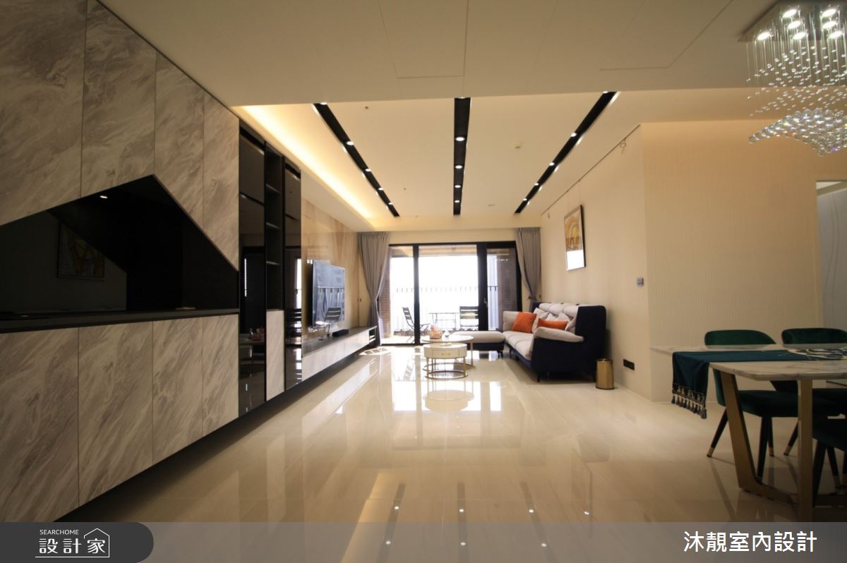 46坪新成屋(5年以下)＿現代風客廳案例圖片＿沐靚室內設計＿沐靚_04之7