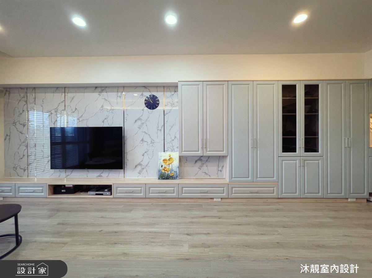 28坪新成屋(5年以下)＿新古典客廳案例圖片＿沐靚室內設計＿沐靚_05之4