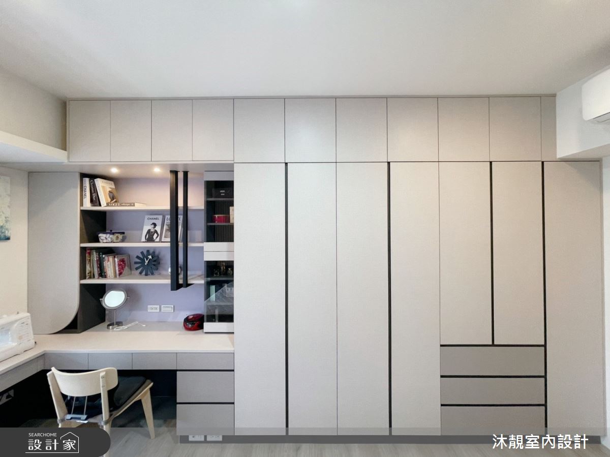 28坪新成屋(5年以下)＿新古典臥室案例圖片＿沐靚室內設計＿沐靚_05之13