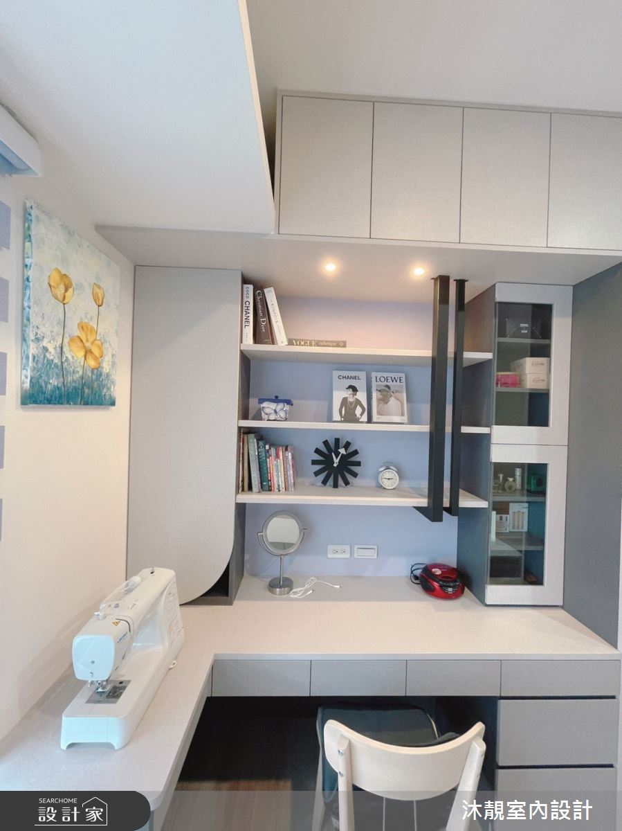 28坪新成屋(5年以下)＿新古典臥室案例圖片＿沐靚室內設計＿沐靚_05之16
