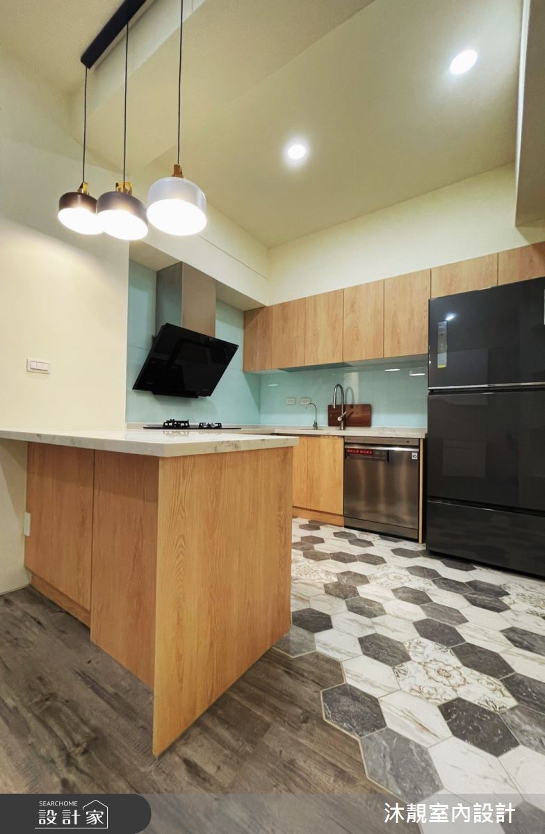 30坪老屋(16~30年)＿北歐風餐廳廚房中島案例圖片＿沐靚室內設計＿沐靚_06之7