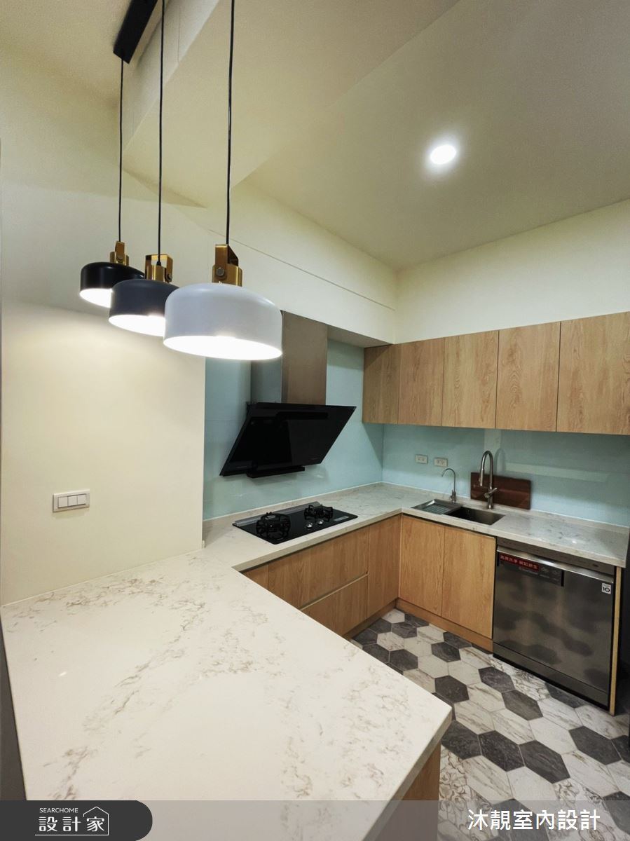 30坪老屋(16~30年)＿北歐風餐廳廚房中島案例圖片＿沐靚室內設計＿沐靚_06之9