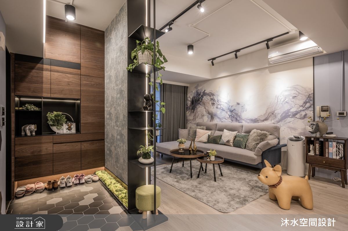 34坪老屋(16~30年)＿混搭風玄關案例圖片＿沐水空間設計＿沐水_10之1