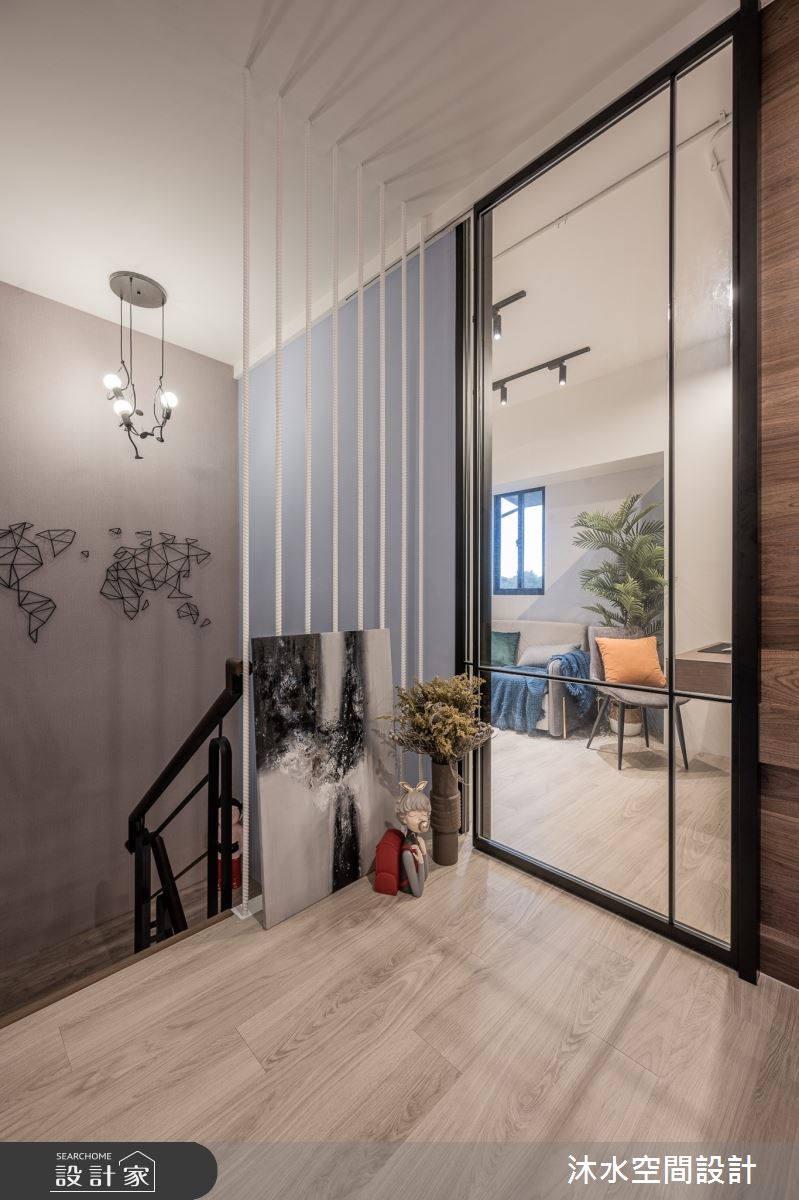 34坪老屋(16~30年)＿混搭風樓梯案例圖片＿沐水空間設計＿沐水_10之16