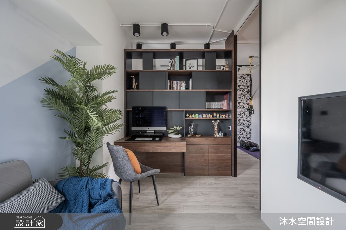 34坪老屋(16~30年)＿混搭風工作區案例圖片＿沐水空間設計＿沐水_10之19