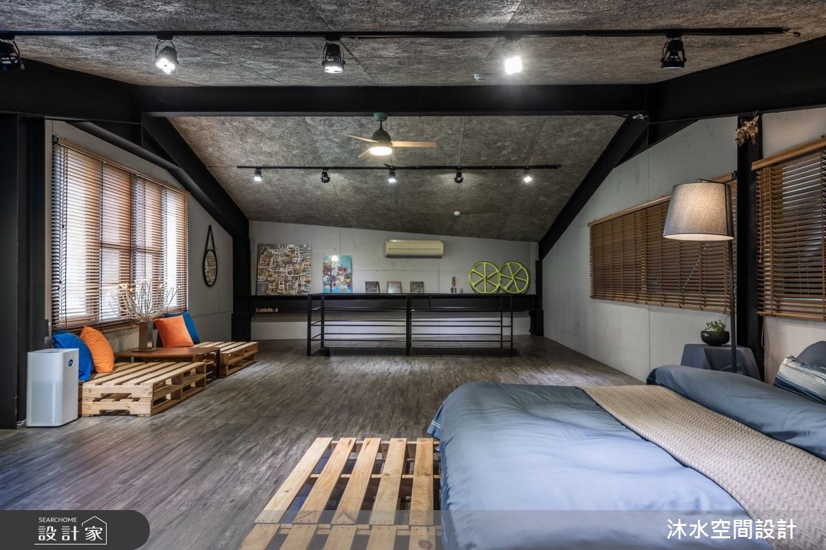 600坪新成屋(5年以下)＿工業風臥室臥榻閣樓案例圖片＿沐水空間設計＿沐水_01之31