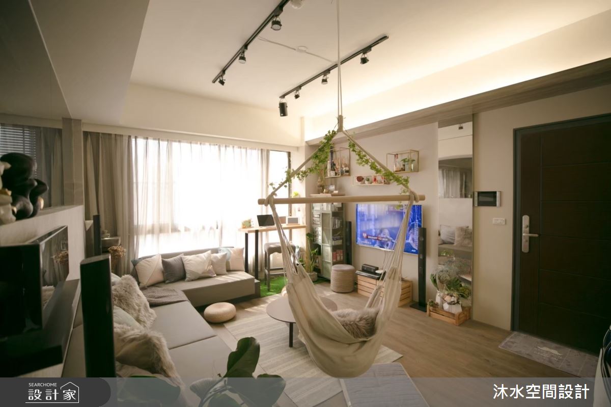 18坪新成屋(5年以下)＿工業風客廳案例圖片＿沐水空間設計＿沐水_02之3