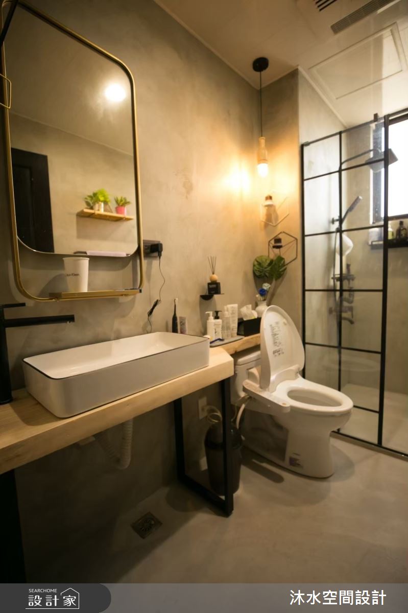 18坪新成屋(5年以下)＿工業風浴室案例圖片＿沐水空間設計＿沐水_02之23